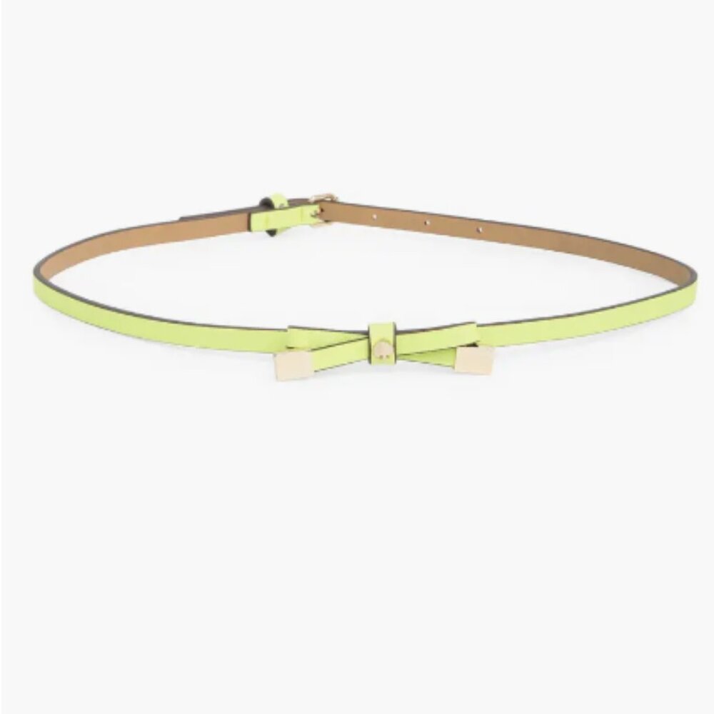 Kate Spade New York Playful Shoestring Waist Genuine Calfskin Leather Fashion